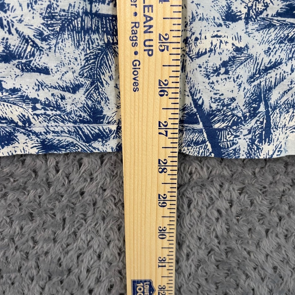 Tori Richard Hawaiian Shirt Mens M Cotton‎ Lawn Palm Tree Made In USA Resortwear - Picture 9 of 9